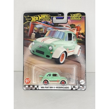 Hot Wheels 1:64 Boulevard - Fiat 500 D Modificado 1960 green